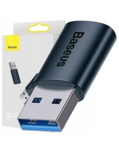 Baseus Ingenuity Series Adapter USB-A Do USB-C OTG Niebieski