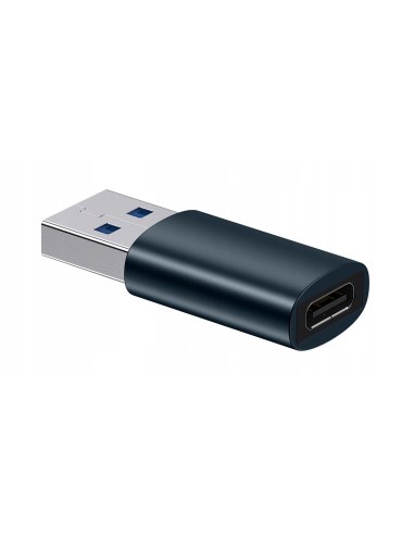 Baseus Ingenuity Series Adapter USB-A Do USB-C OTG Niebieski