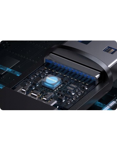 Baseus Ingenuity Series Adapter USB-A Do USB-C OTG Niebieski
