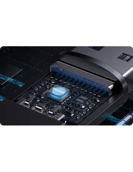 Baseus Ingenuity Series Adapter USB-A Do USB-C OTG Niebieski
