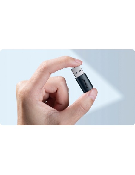 Baseus Ingenuity Series Adapter USB-A Do USB-C OTG Niebieski