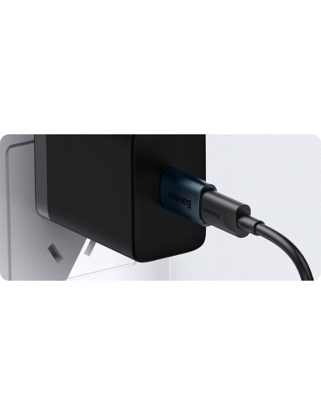 Baseus Ingenuity Series Adapter USB-A Do USB-C OTG Niebieski