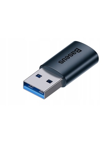 Baseus Ingenuity Series Adapter USB-A Do USB-C OTG Niebieski