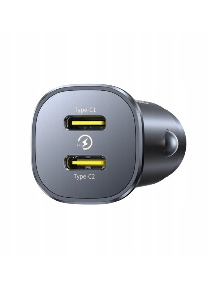 Baseus GoTrip Ładowarka Samochodowa USB-C USB-C 30W Czarna