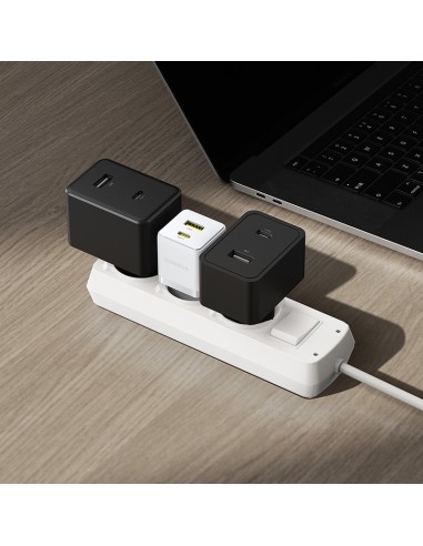 Baseus Palm Szybka Ładowarka Sieciowa C+U 30W Biała