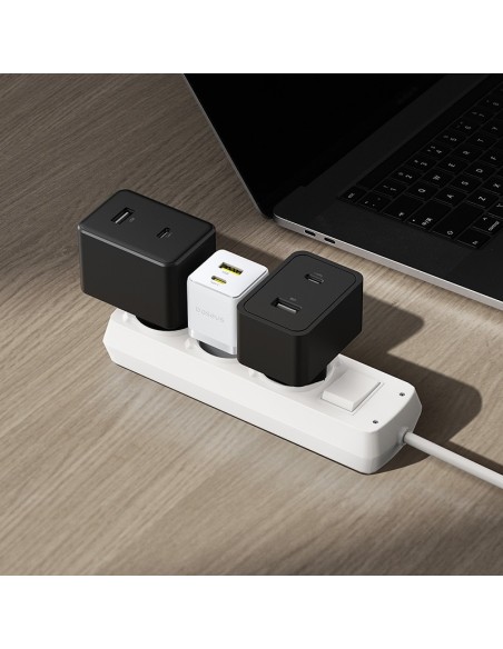 Baseus Palm Szybka Ładowarka Sieciowa C+U 30W Biała