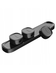 Baseus Peas Cable Clip Magnetyczny Klips Czarny