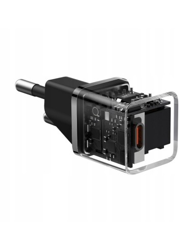 Baseus GaN5 Szybka Ładowarka Sieciowa Mini 1C 20W Czarna