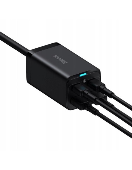 Baseus GAN3 Pro Ładowarka Sieciowa  2xUSB-A 2xUSB-C 100W Czarna