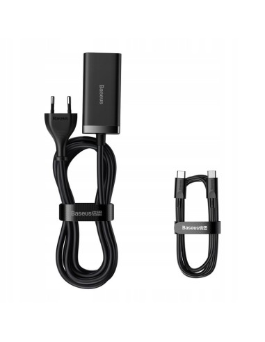 Baseus GAN3 Pro Ładowarka Sieciowa  2xUSB-A 2xUSB-C 100W Czarna