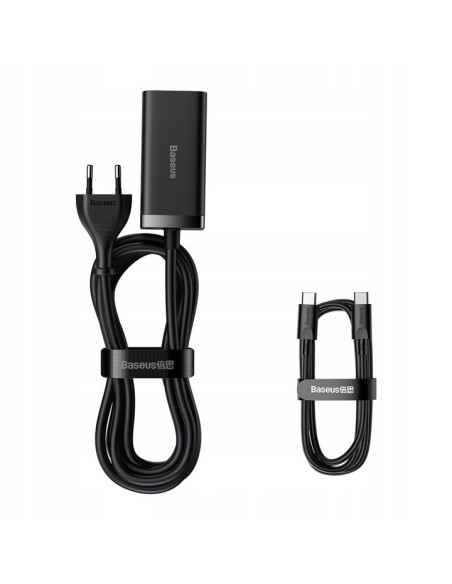 Baseus GAN3 Pro Ładowarka Sieciowa  2xUSB-A 2xUSB-C 100W Czarna