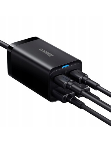 Baseus GAN3 Pro Ładowarka Sieciowa zasilacz 2xUSB-A 2xUSB-C 65W Czarna