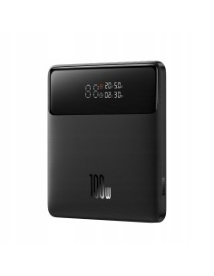 Baseus Blade Power Bank Cyfrowym Wyświetlaczem 20000mAh 100W Czarny