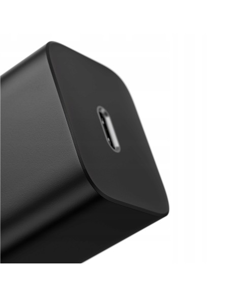 Baseus Super Si Sets Ładowarka Sieciowa + Kabel USB-C 25W Czarny