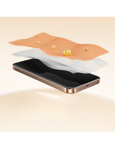 Baseus Full-View 3D HD Hot-Bending Szkło Hartowane iP 16 Pro Max