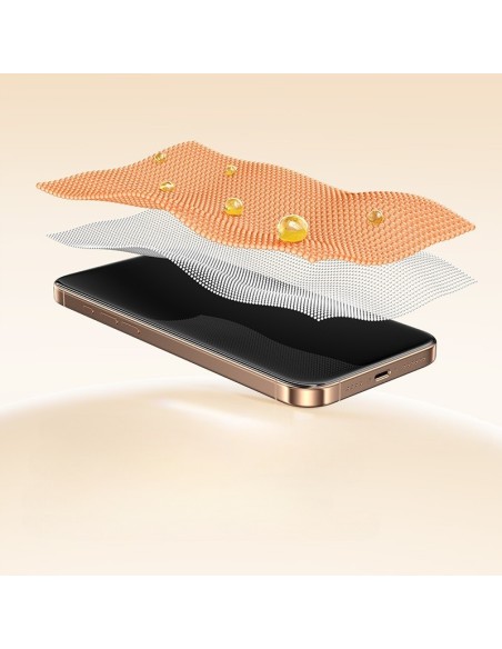 Baseus Full-View 3D HD Hot-Bending Szkło Hartowane iP 16 Pro Max