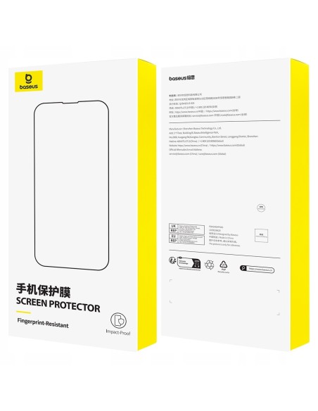 Baseus Full-View HD Szkło Hartowane Do iP 16 Pro Max