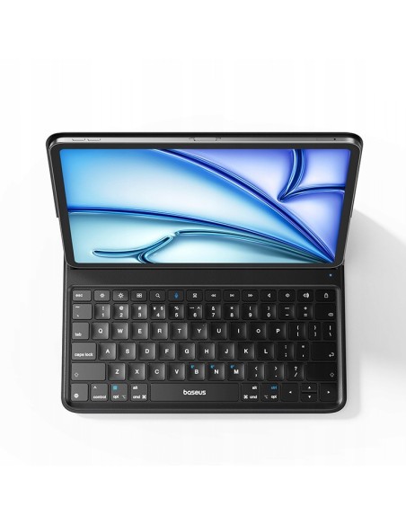 Baseus Brilliance KA3 Etui Magnetyczne Z Klawiaturą Do Pad Pro 11" (2018/2020/2021/2022) Czarne