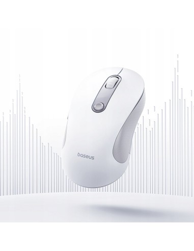Baseus F02 Mysz Bezprzewodowa 2.4G Biała