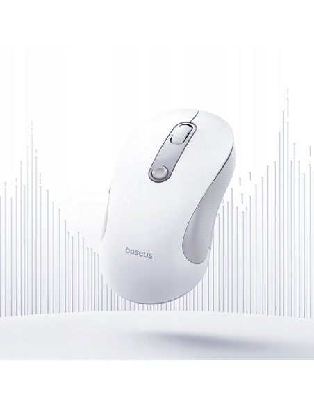 Baseus F02 Mysz Bezprzewodowa 2.4G Biała