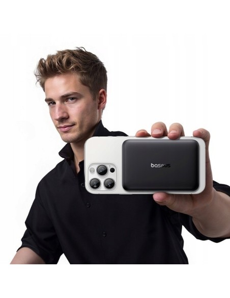 Baseus EnerFill FM12 Qi2 Power Bank Magnetyczny 10000mAh 22.5W Czarny