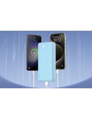 Baseus Airpow Power Bank Z Szybkim Ładowaniem 20W 20000mAh Niebieski