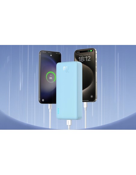 Baseus Airpow Power Bank Z Szybkim Ładowaniem 20W 20000mAh Niebieski