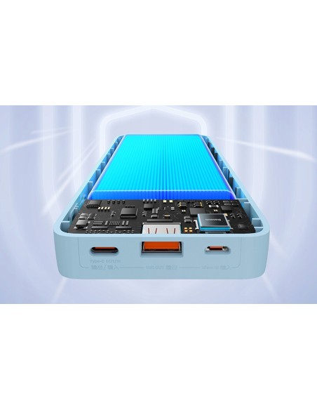 Baseus Airpow Power Bank Z Szybkim Ładowaniem 20W 20000mAh Niebieski