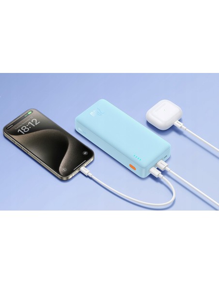 Baseus Airpow Power Bank Z Szybkim Ładowaniem 20W 20000mAh Niebieski