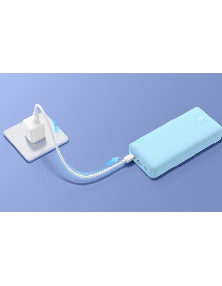 Baseus Airpow Power Bank Z Szybkim Ładowaniem 20W 20000mAh Niebieski