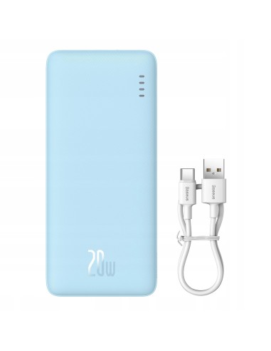 Baseus Airpow Power Bank Z Szybkim Ładowaniem 20W 20000mAh Niebieski