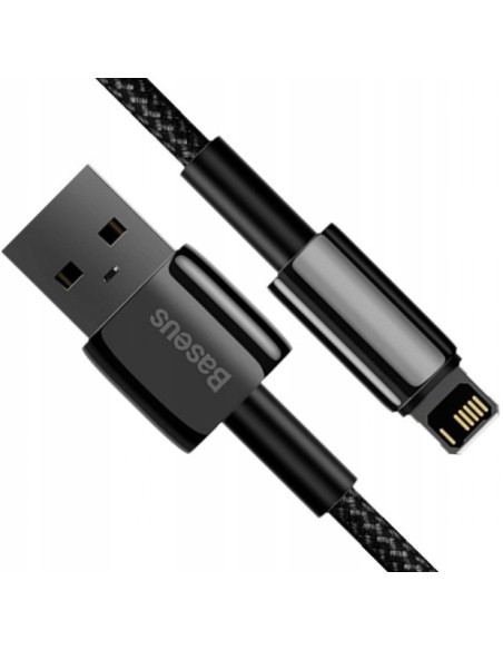 Baseus Tungsten Kabel USB Do Lightning 2.4A 1M Czarny