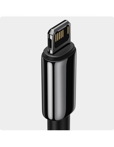 Baseus Tungsten Kabel USB Do Lightning 2.4A 1M Czarny