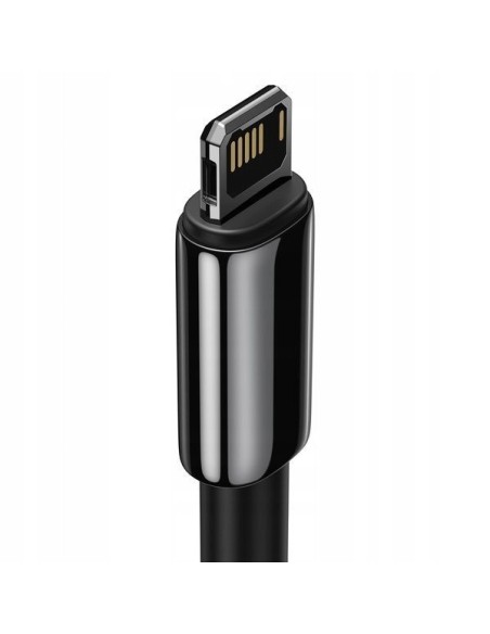 Baseus Tungsten Kabel USB Do Lightning 2.4A 1M Czarny