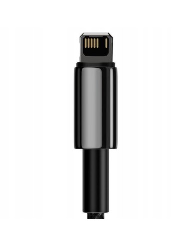 Baseus Tungsten Kabel USB Do Lightning 2.4A 1M Czarny