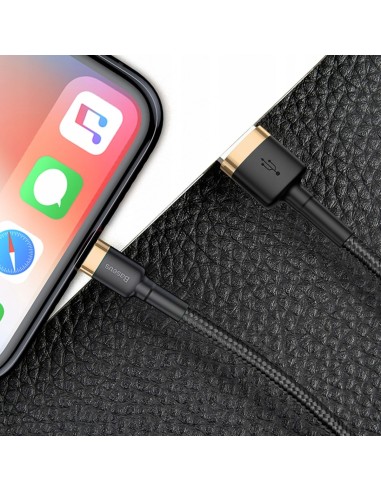 Baseus Cafule Cable Kabel USB Do Lightning 1m Niebiesko-Złoty