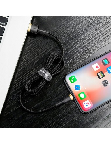 Baseus Cafule Cable Kabel USB Do Lightning 1m Niebiesko-Złoty
