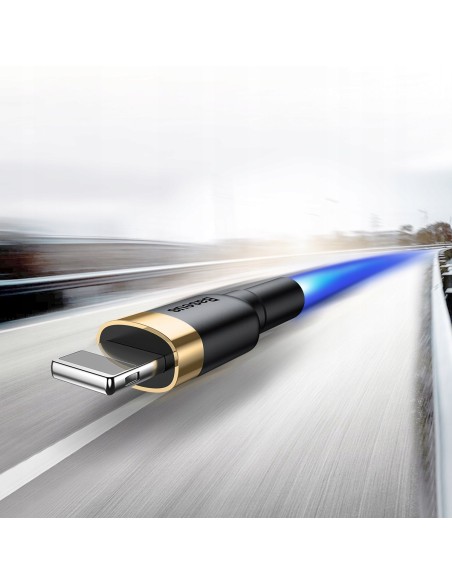 Baseus Cafule Cable Kabel USB Do Lightning 1m Niebiesko-Złoty