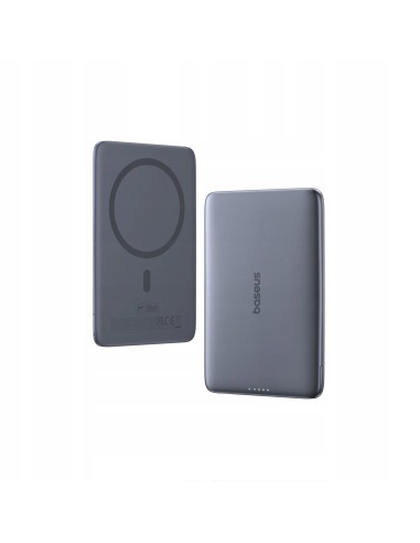 Baseus PicoGo AM41 Ultracienki Magnetyczny Power Bank 5000mAh 20W Szary