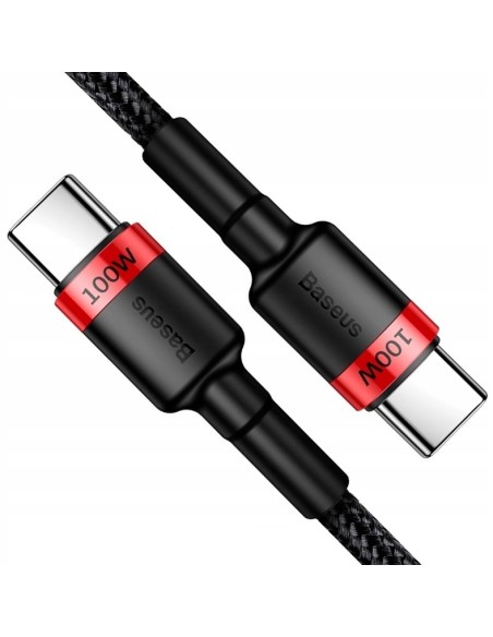 Baseus Cafule Kabel USB-C Do USB-C 100W 2m Czarny
