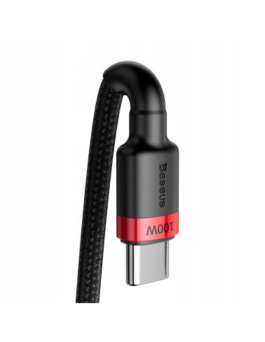 Baseus Cafule Kabel USB-C Do USB-C 100W 2m Czarny