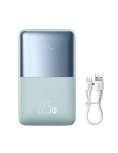 Baseus Bipow Pro Szybki Power Bank 20000mAh 22.5W Niebieski