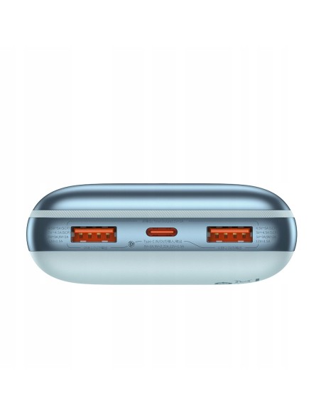 Baseus Bipow Pro Szybki Power Bank 20000mAh 22.5W Niebieski