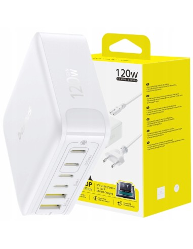 Baseus EnerFill FH21 Stacja Ładująca 4C+2U 120W Biała