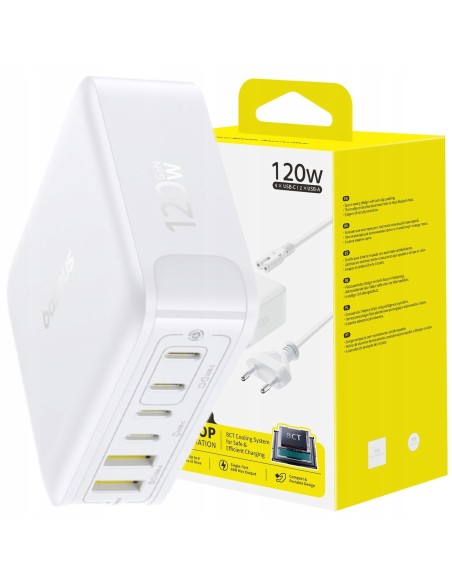 Baseus EnerFill FH21 Stacja Ładująca 4C+2U 120W Biała