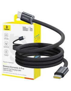 Baseus Dynamic 4 Pro Kabel magnetyczny USB-C do USB-C 100W Czarny