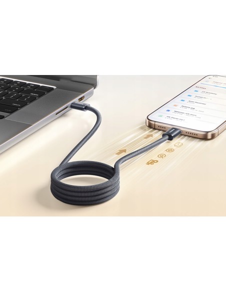 Baseus Dynamic 4 Pro Kabel magnetyczny USB-C do USB-C 100W Czarny