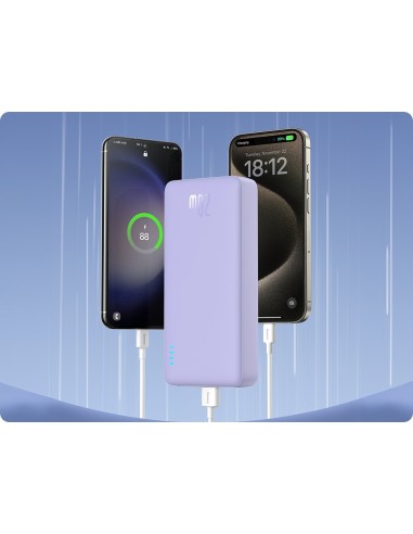 Baseus Airpow Power Bank Z Szybkim Ładowaniem 20W 20000mAh Fioletowy