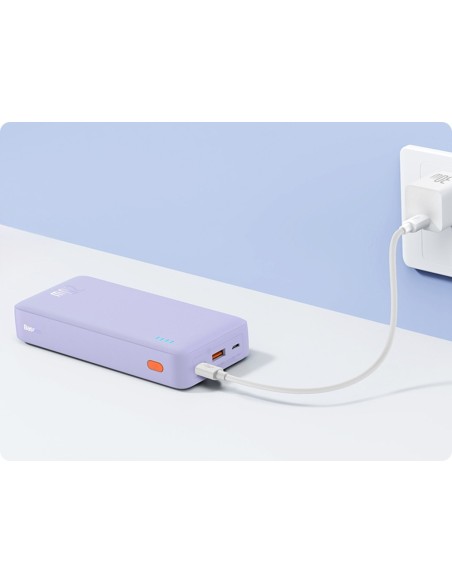 Baseus Airpow Power Bank Z Szybkim Ładowaniem 20W 20000mAh Fioletowy