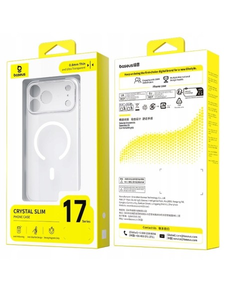Baseus Przezroczyste Etui iPhone 17/18